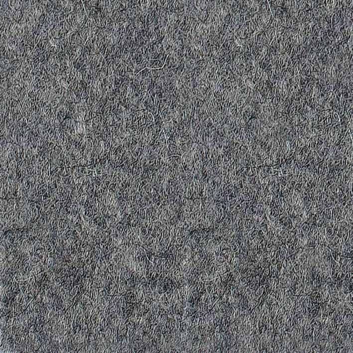 Pure Virgin Wool - Grigio chiaro con bordino in tinta