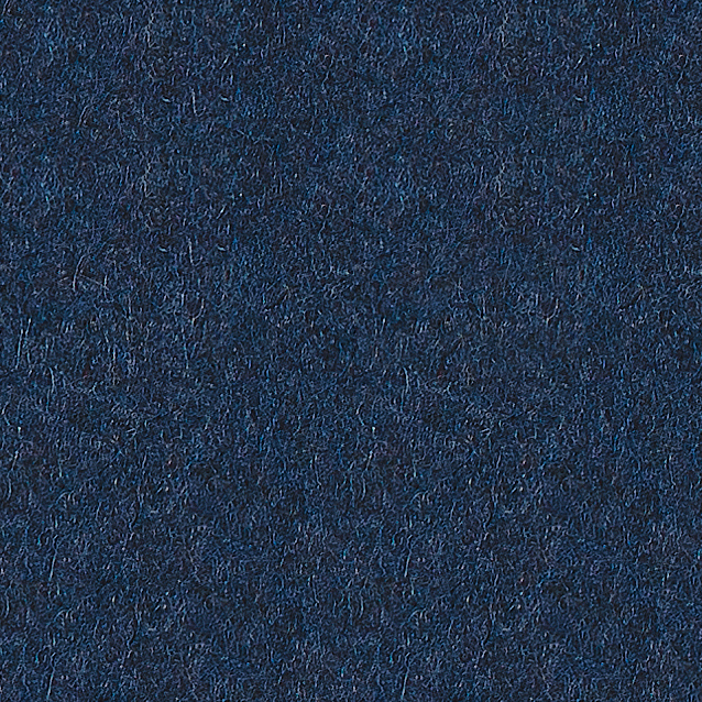 Pure Virgin Wool - Blue navy with blue navy piping